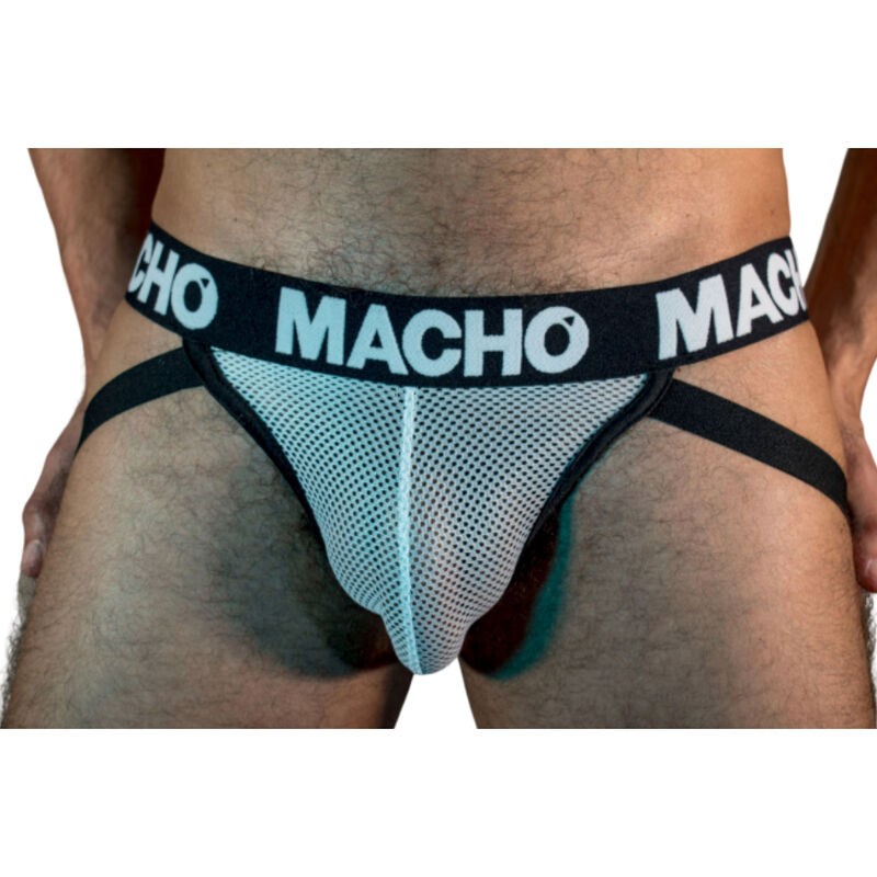 MACHO - MX26X1 JOCK REJILLA BLANCO XL