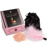 SECRETPLAY - GOLDEN LIGHT KIT POLVOS COMESTIBLES Y PLUMA FRESAS  CAVA