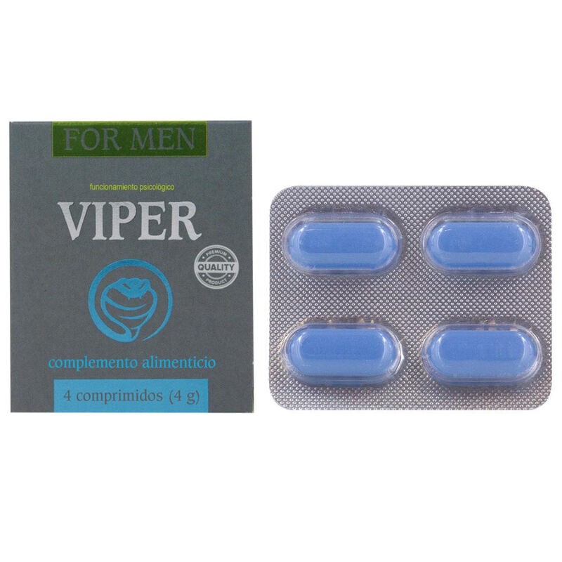 Viper  Energía, Vitalidad y Potencia Masculina con Vitaminas B y Magnesio