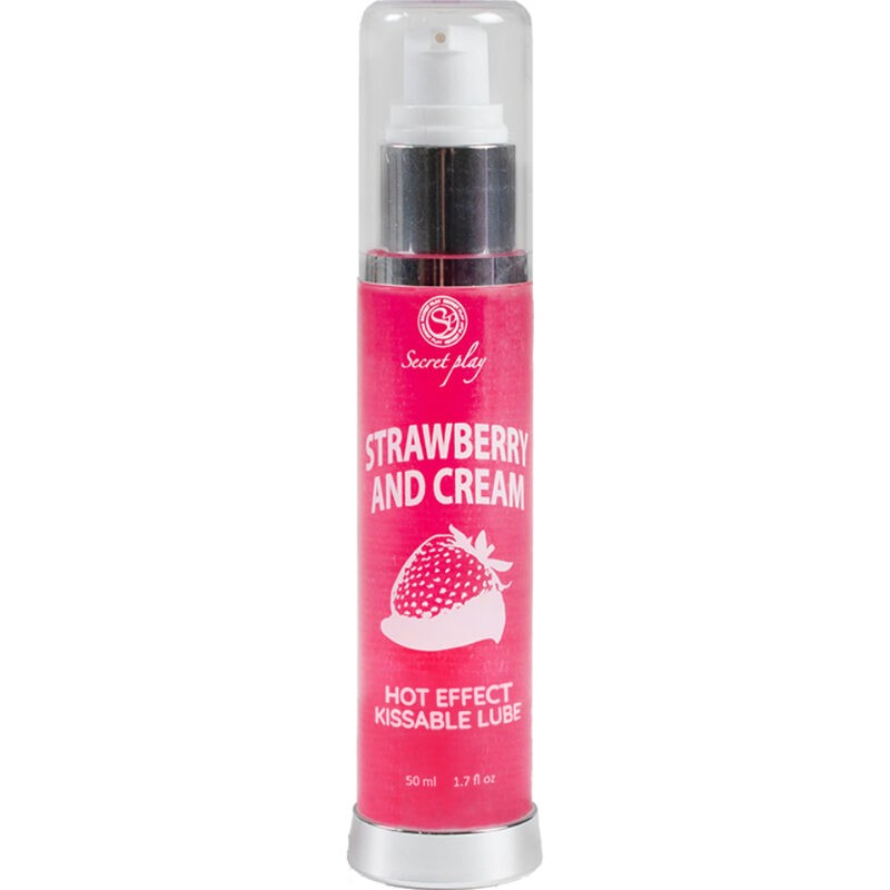 SECRETPLAY - LUBRICANT 2-1 HEAT EFFECT STRAWBERRY  CREAM 50 ML