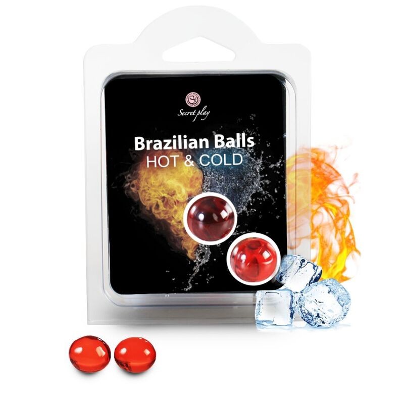SECRETPLAY - BRAZILIAN BALLS HEAT  COLD EFFECT 2 UNITS
