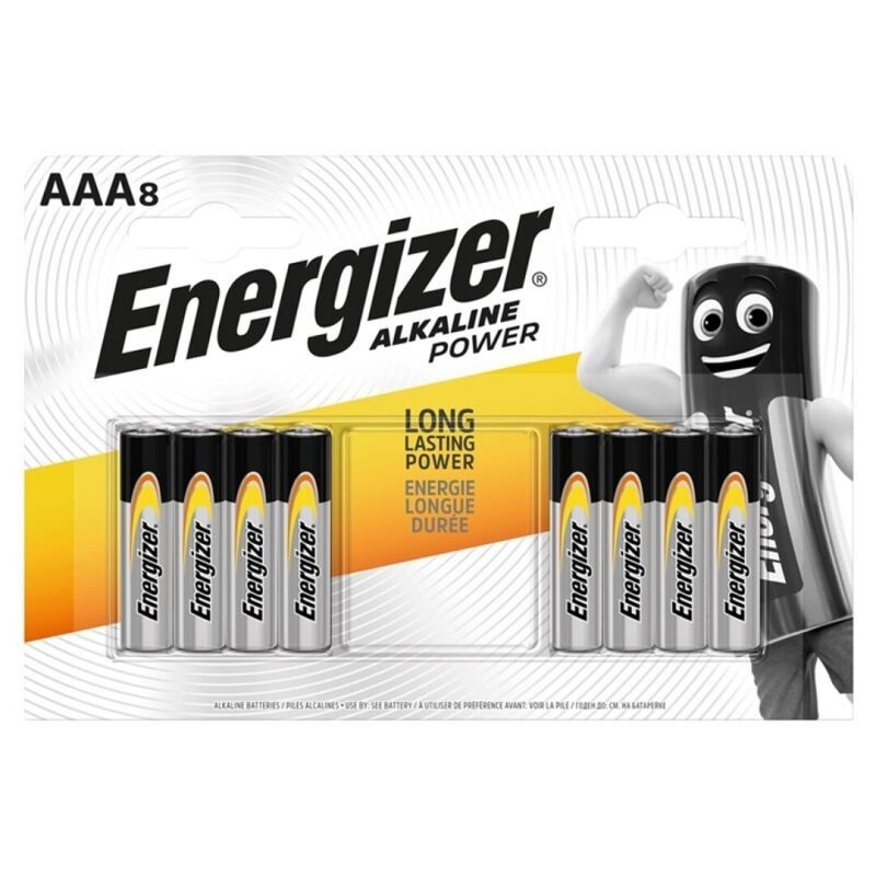 ENERGIZER - ALKALINE POWER PILA ALCALINA AAA LR03 BLISTER*8