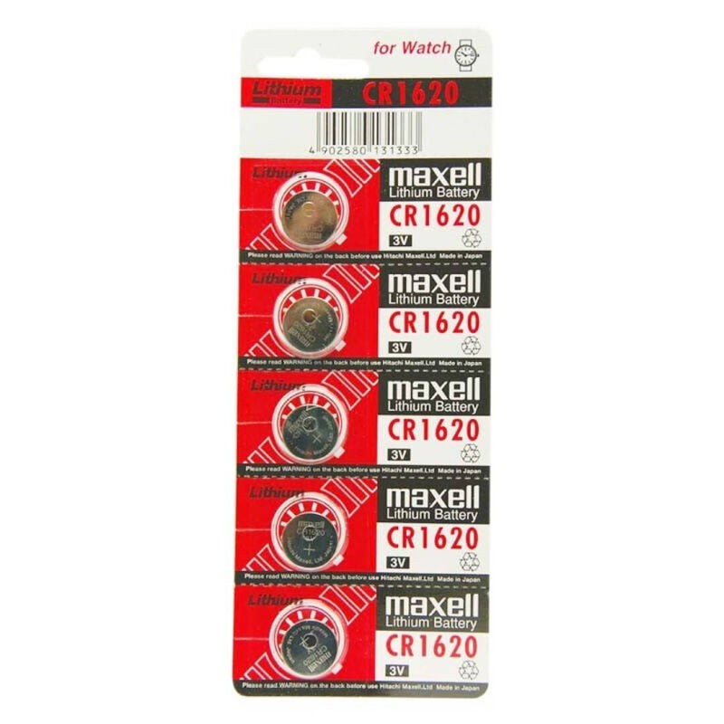 MAXELL - PILA BOTON LITIO CR1620 3V BLISTER*5