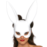 LEG AVENUE - MASQUERADE RABBIT MASK WHITE