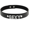 COQUETTE CHIC DESIRE - SEXY VEGAN LEATHER CHOKER