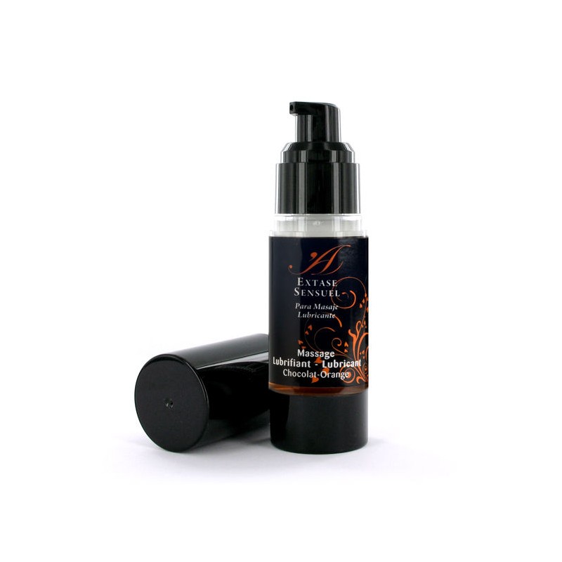 EXTASE SENSUAL - LUBRICANTE CHOCOLATE  NARANJA 30 ML