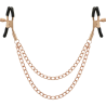 COQUETTE CHIC DESIRE - FANTASY METAL NIPPLE CLIPS WITH CHAIN