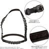 CALEXOTICS - EUPHORIA HALTER BUCKLE HARNESS BLACK