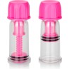 CALEXOTICS - VACCUM TWIST SUCCIONADORES PEZONES ROSA