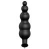 PRETTY LOVE - ANAL PLUG SILICONE EXTRA STIMULATION AND 12 VIBRATION MODES BLACK REMOTE CONTROL