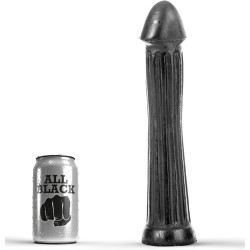 ALL BLACK - PLUG DILDO 31 CM