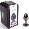 SECRETPLAY - GUNMETAL BUTT PLUG TALLA S 7 CM