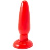 BAILE - PLUG ANAL PEQUEÑO ROJO 15 CM