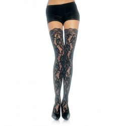 LEG AVENUE - FLORAL LACE...