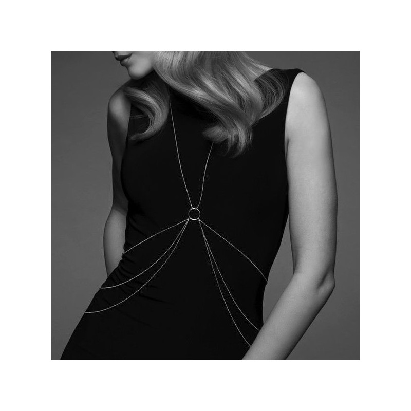 BIJOUX INDISCRETS - MAGNIFIQUE METAL CHAINS FOR THE BODY 8 SILVER