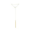 BIJOUX INDISCRETS - MAGNIFIQUE METAL NECKLACE WITH GOLDEN FRINGES