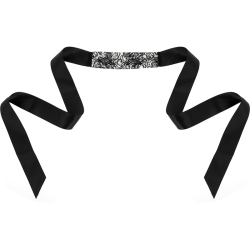 COQUETTE CHIC DESIRE - LACE MASK BLACK