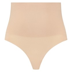 BYE-BRA - FAJA SIN COSTURAS ESTILO TANGA BEIGE TALLA XXL