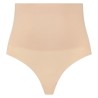 BYE-BRA - FAJA SIN COSTURAS ESTILO TANGA BEIGE TALLA M