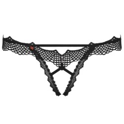 OBSESSIVE - BRAVELLE TANGA CROTCHLESS L/XL