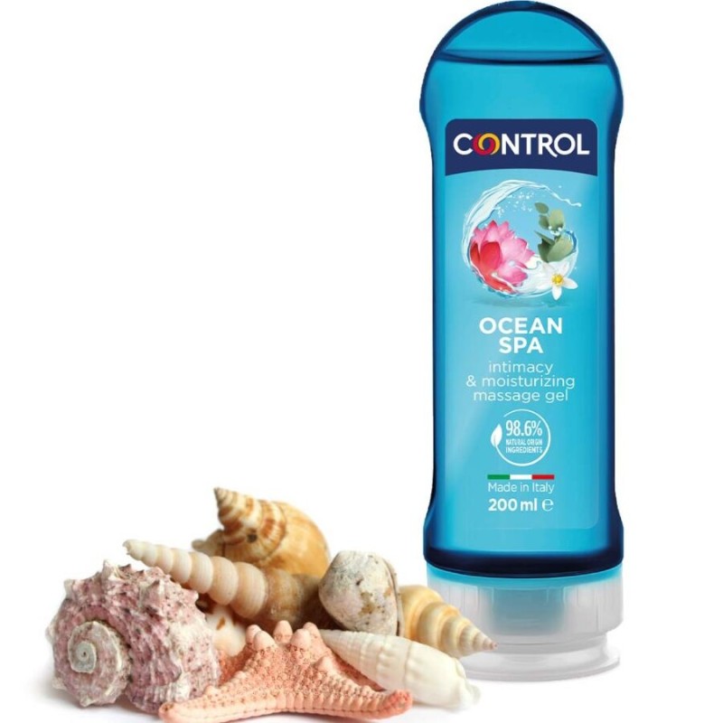 CONTROL - 2 EN 1 MASSAGE  PLEASURE MEDITERRANEAN SEA 200 ML