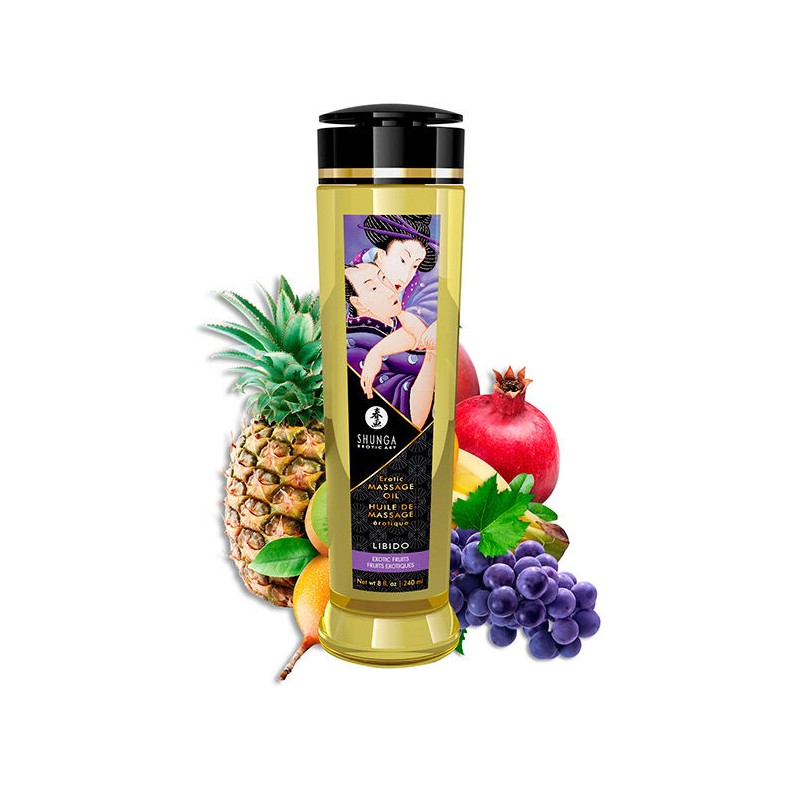SHUNGA - EROTIC MASSAGE OIL LIBIDO 240 ML