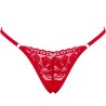 OBSESSIVE - LACELOVE TANGA ROJO M/L