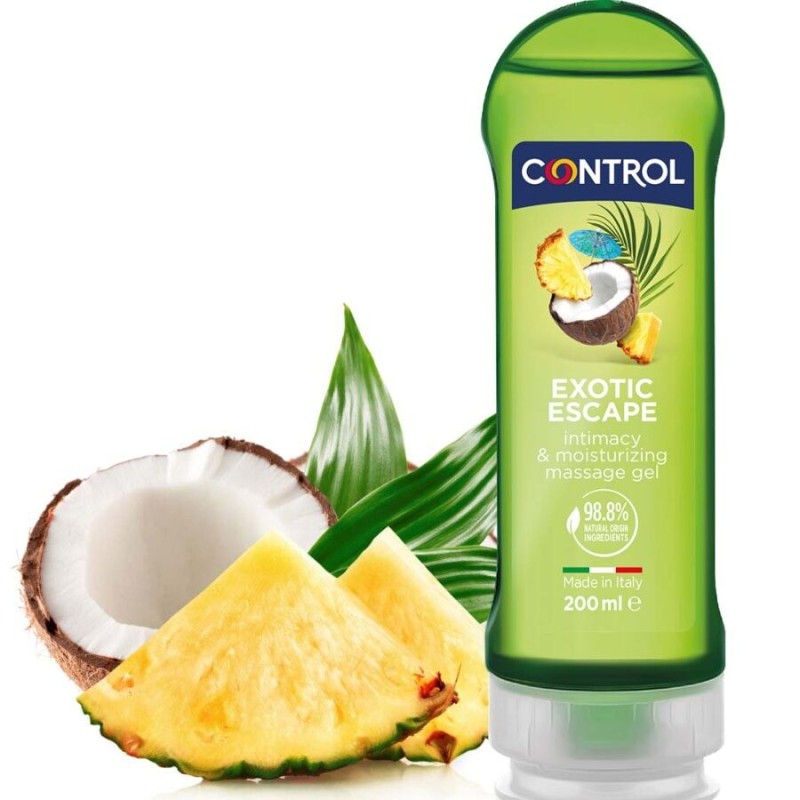 CONTROL - 2 EN 1 MASSAGE  PLEASURE EXOTIC 200 ML