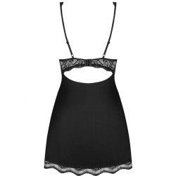 OBSESSIVE - BABYDOLL Y TANGA LUVAE NEGRO XS/S