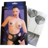 CHILIROSE - CR 4662 NIPPLE COVERS SILVER  BLACK
