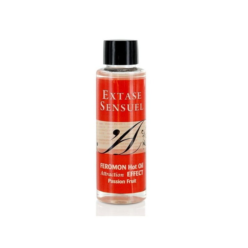 EXTASE SENSUAL - HEAT EFFECT MASSAGE OIL WITH PASSION FRUIT PHEROMONES 100 ML