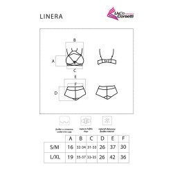 LIVCO CORSETTI FASHION - LINERA FOR THE SENSES COLLECTION SUJETADOR + PANTY NEGRO