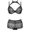 LIVCO CORSETTI FASHION - LINERA FOR THE SENSES COLLECTION SUJETADOR + PANTY NEGRO