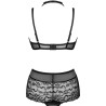 LIVCO CORSETTI FASHION - LINERA FOR THE SENSES COLLECTION SUJETADOR + PANTY NEGRO