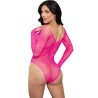 LEG AVENUE - BODY REJILLA CRISTALIZADA VERDE
