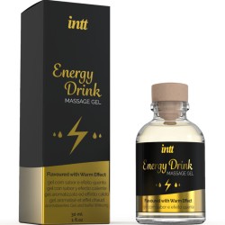 INTT MASSAGE  ORAL SEX - MASSAGE GEL WITH FLAVORED ENERGY CA DRINK AND HEATING EFFECT