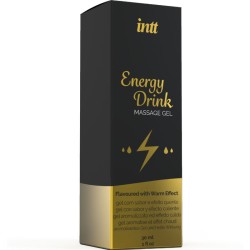 INTT MASSAGE  ORAL SEX - GEL DE MASAJE CON SABOR A BEBIDA ENERGETÍCA Y EFECTO CALOR