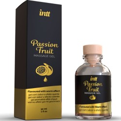 INTT MASSAGE  ORAL SEX - PASSION FRUIT FLAVORED MASSAGE GEL WITH HEAT EFFECT
