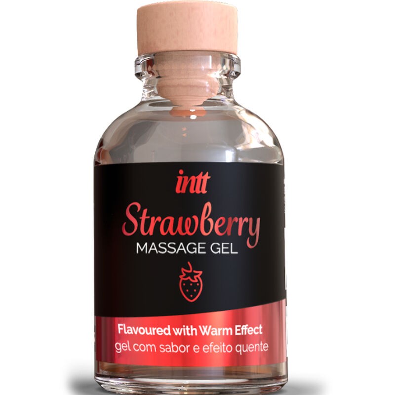 INTT MASSAGE  ORAL SEX - GEL DE MASAJE SABOR A FRESA EFECTO CALOR