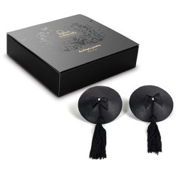 BIJOUX INDISCRETS - BURLESQUE BLACK NIPPLE COVERS