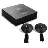 BIJOUX INDISCRETS - BURLESQUE BLACK NIPPLE COVERS
