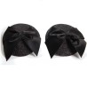 BIJOUX INDISCRETS - BURLESQUE SHINY NIPPLE COVERS WITH BOW