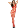 PASSION - WOMAN BS032 RED BODYSTOCKING ONE SIZE