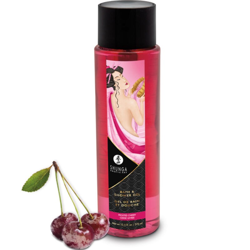 SHUNGA - BATH  SHOWER GEL FROSTED CHERRY 370 ML