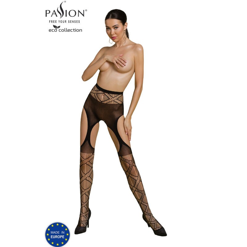 PASSION - ECO COLLECTION BODYSTOCKING ECO S005 BLANCO