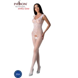 PASSION - BS098 BODYSTOCKING NEGRO TALLA UNICA