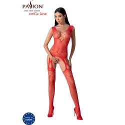 PASSION - BS099 BODYSTOCKING NEGRO TALLA UNICA