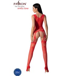 PASSION - BS099 BODYSTOCKING NEGRO TALLA UNICA