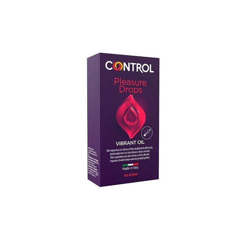 CONTROL - PLEASURE DROPS ACEITE VIBRADOR