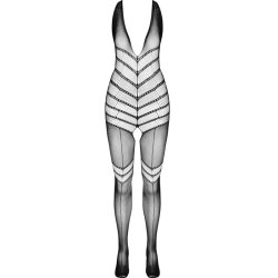 PASSION - BS100 BODYSTOCKING BLANCO TALLA UNICA